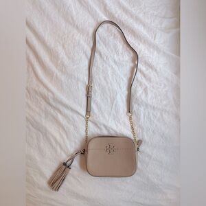 Nude Tory Burch Camera Bag